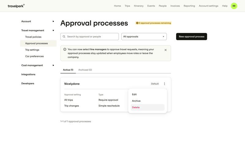 Travelperk screen example