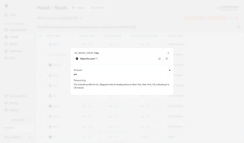 Parallel screen example