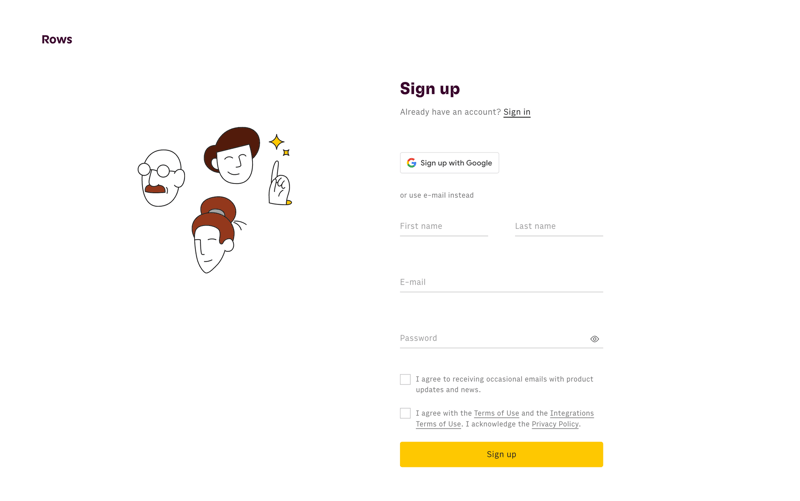 Rows
			         ux ui design