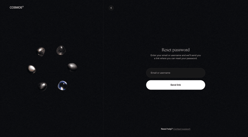 Cosmos
			       ux ui design