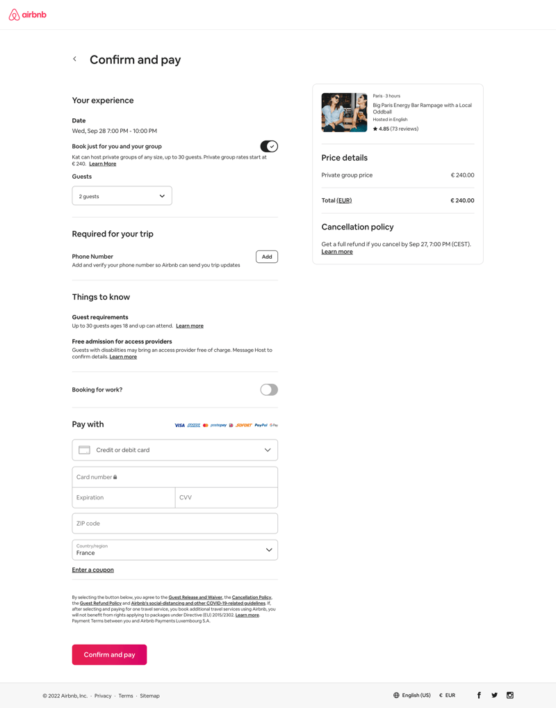 Airbnb
			      ux ui design