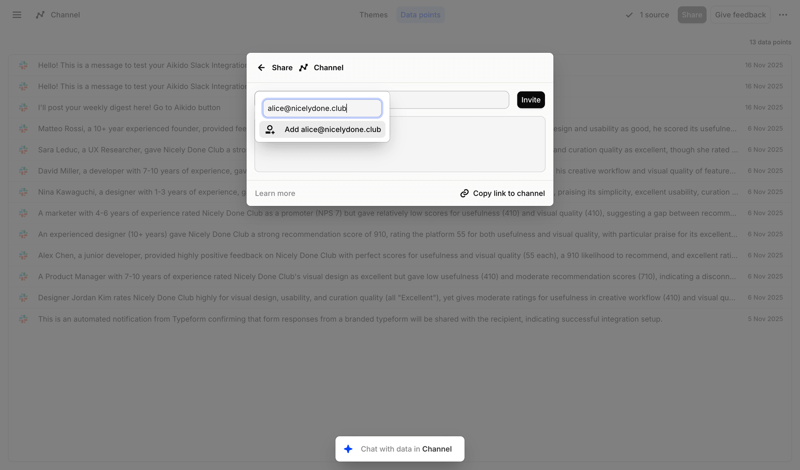 Dovetail screen example