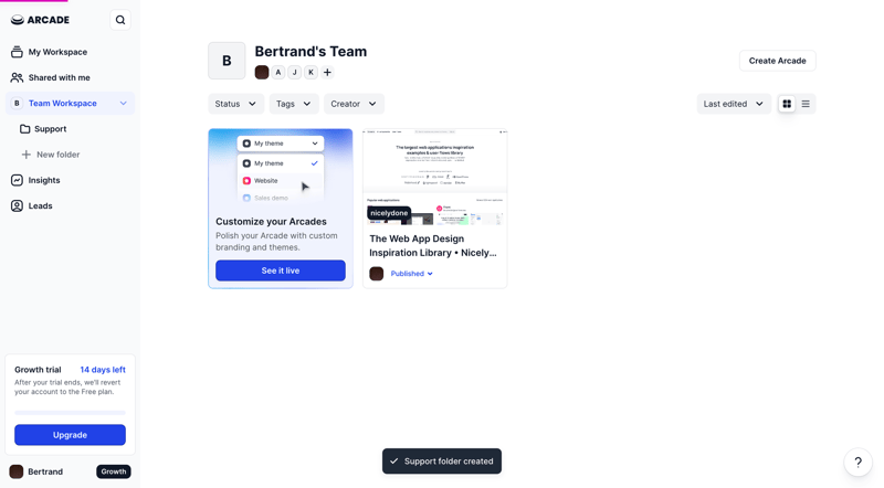 Arcade
			        ux ui design