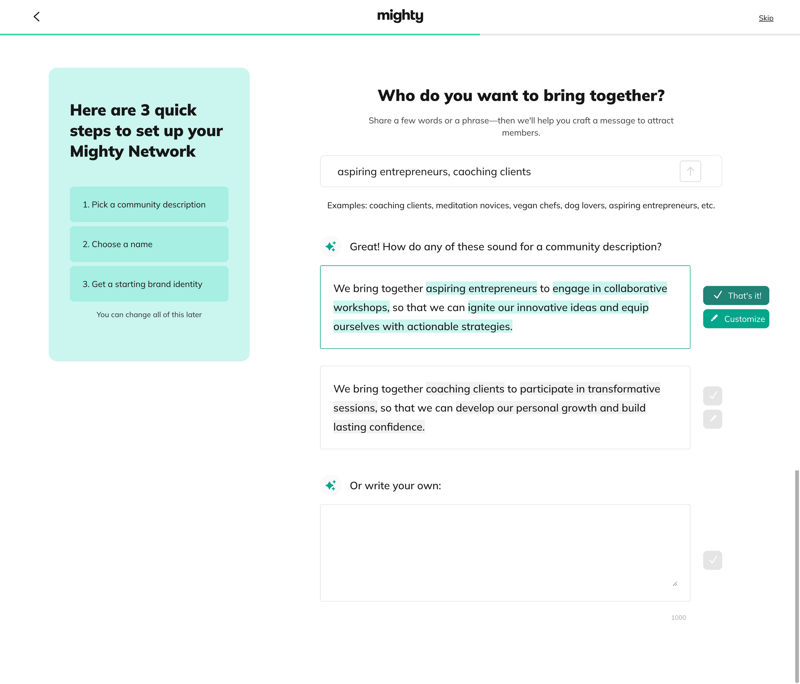 Mighty
			    ux ui design