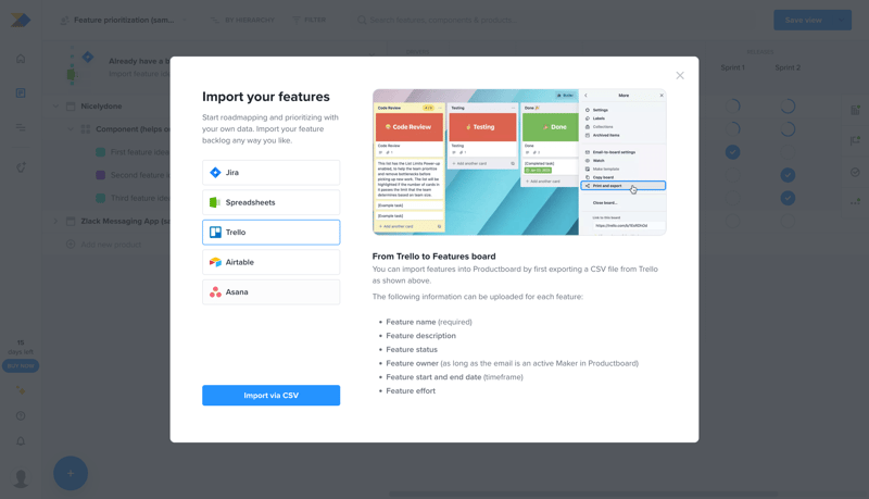 Productboard
			         ux ui design