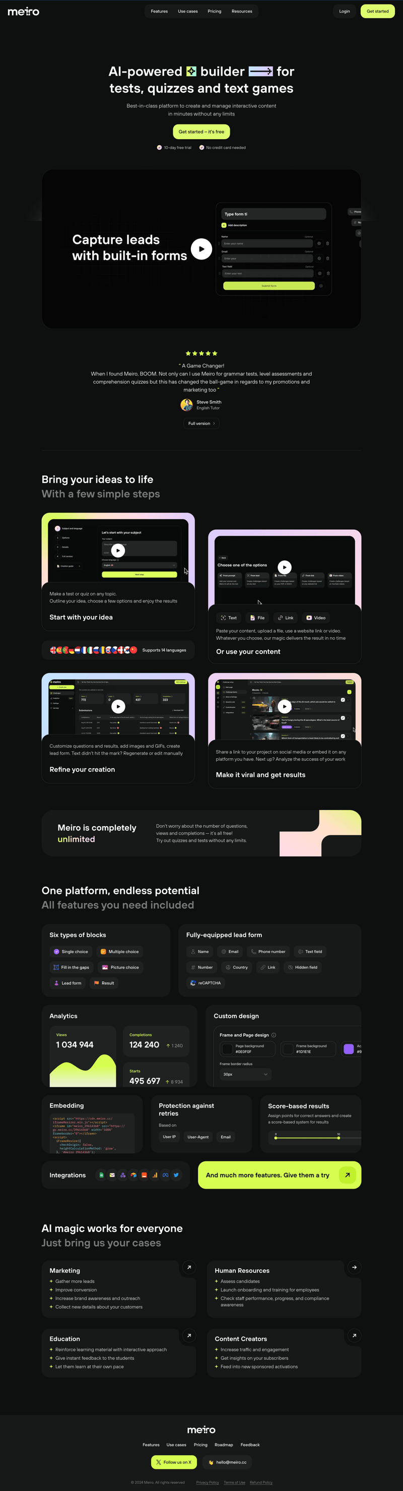 Meiro
				 page example