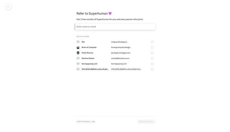 Superhuman
			  ux ui design
