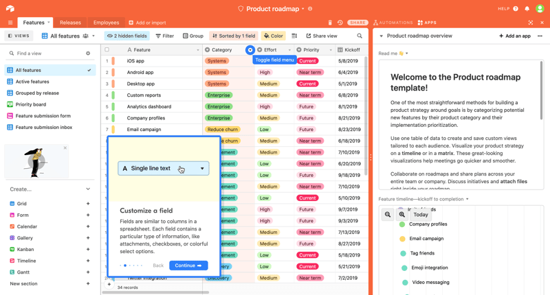 Airtable
			 ux ui design