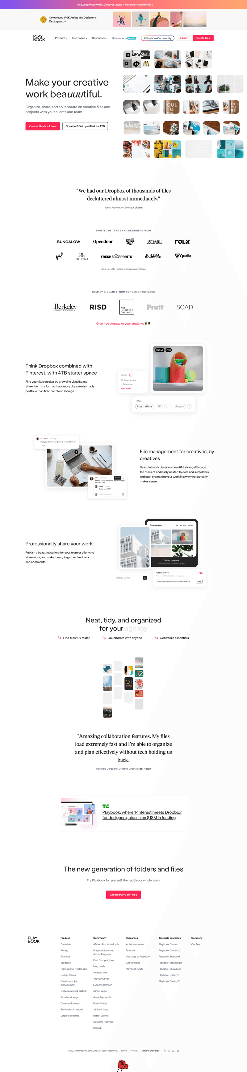 Playbook
page example