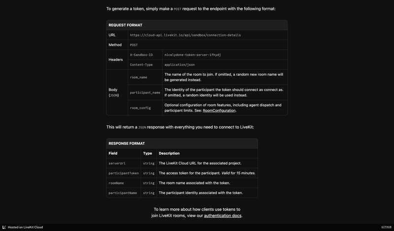 Livekit screen example