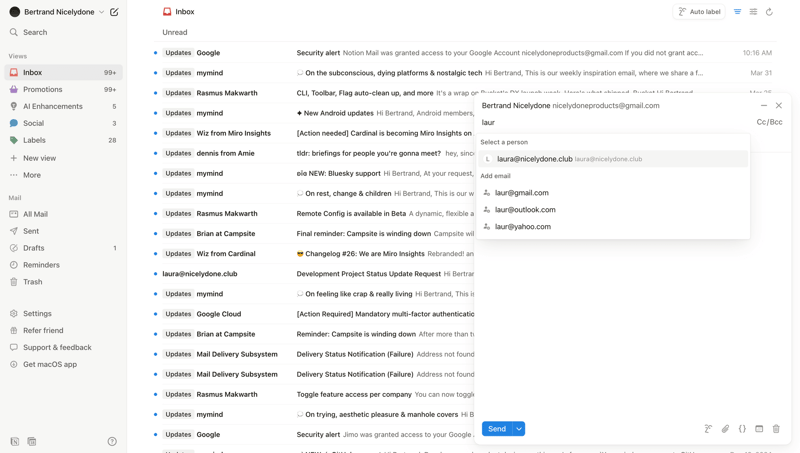 Notion Mail
			           ux ui design
