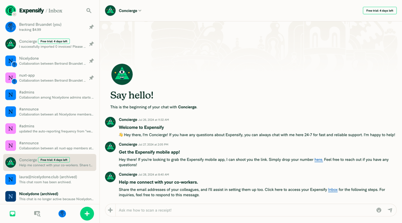 Expensify
			          ux ui design