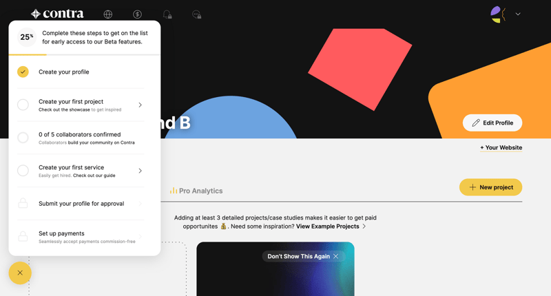 Contra
			      ux ui design