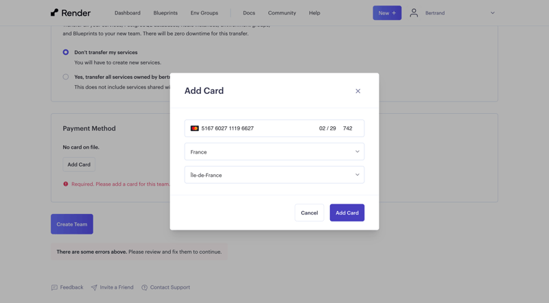 Render
			      ux ui design
