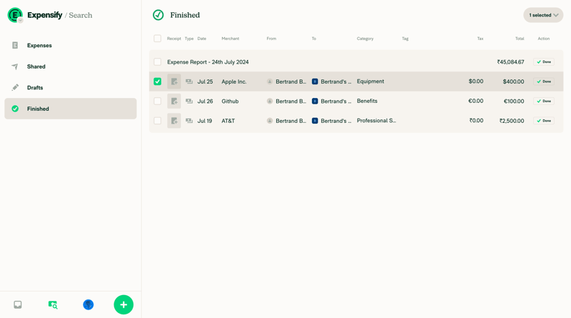 Expensify
			      ux ui design