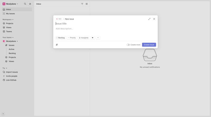 Linear
			            ux ui design