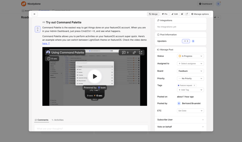 FeatureOS
			   ux ui design