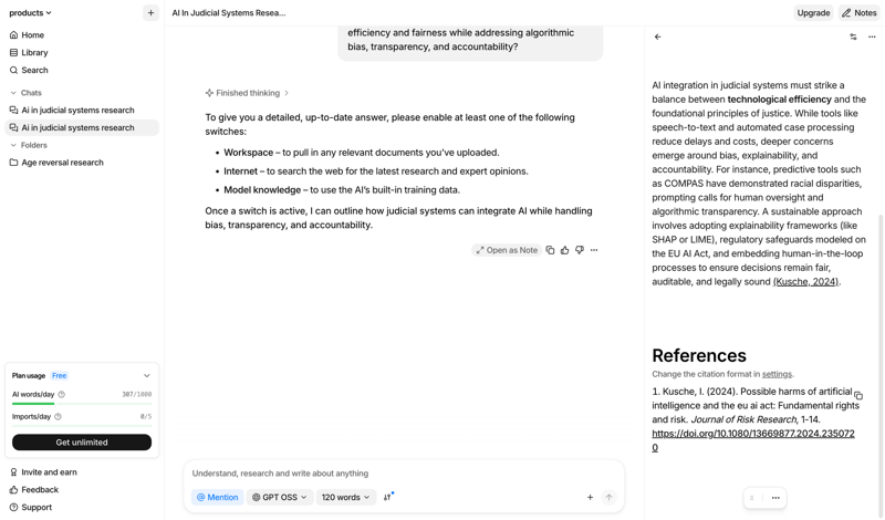 Anara screen example