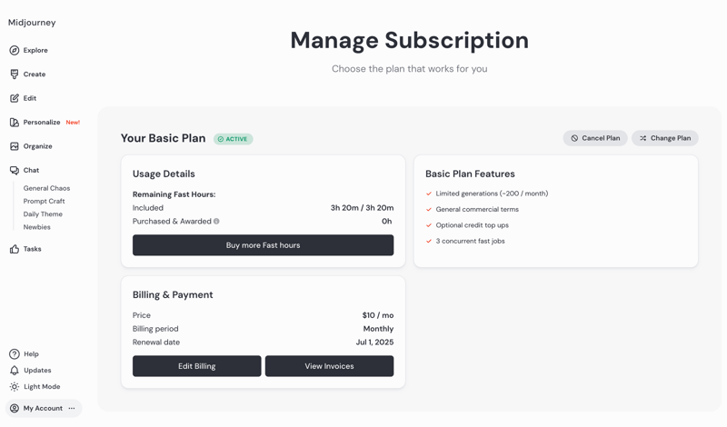 Midjourney
			     ux ui design