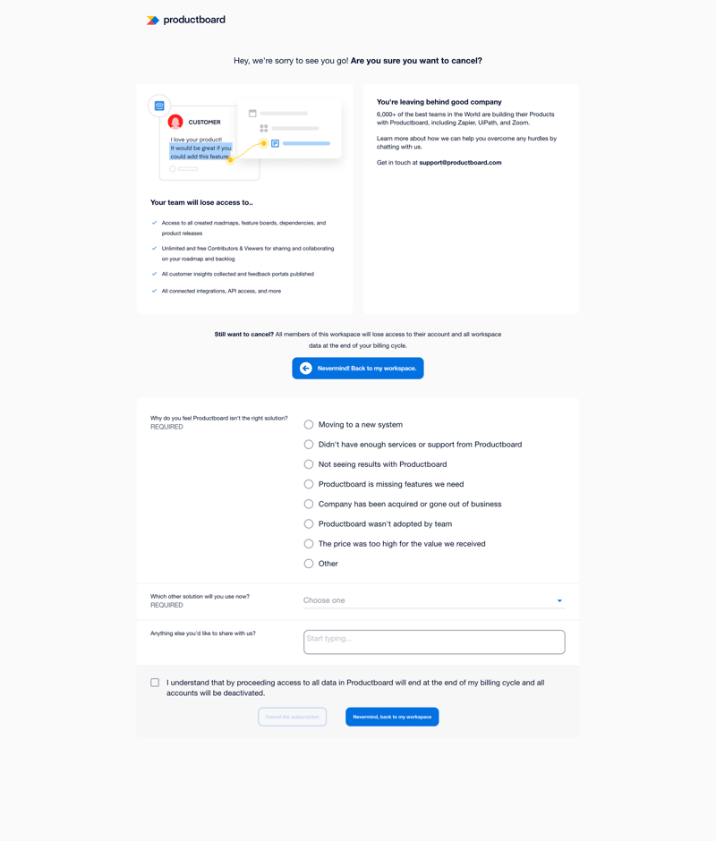 Productboard
			      ux ui design