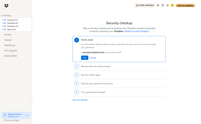 Dropbox
			         ux ui design