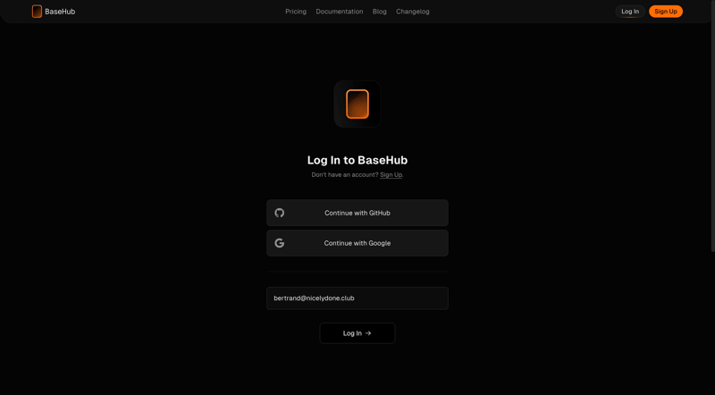 Basehub
			             ux ui design