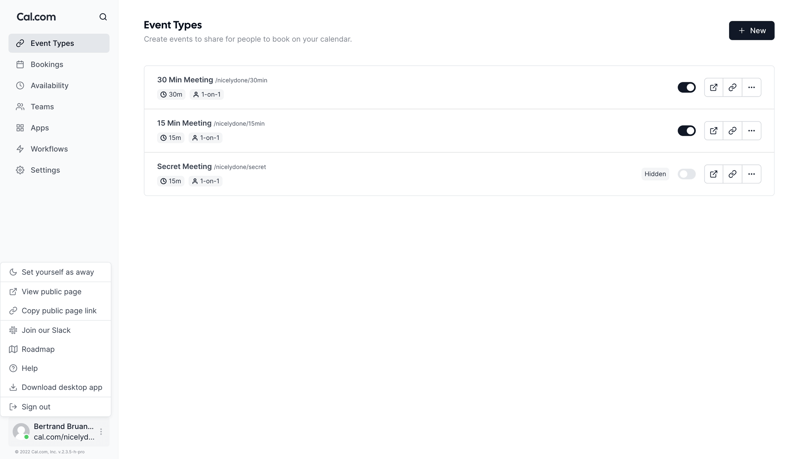 Cal.com
			          ux ui design
