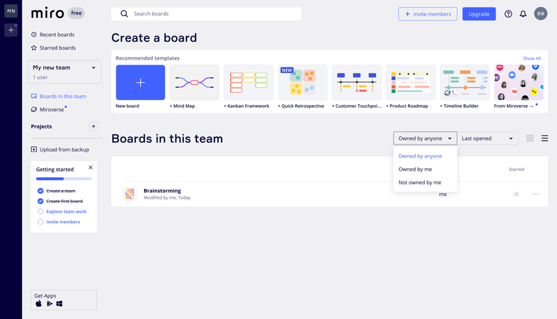 Miro
			              ux ui design