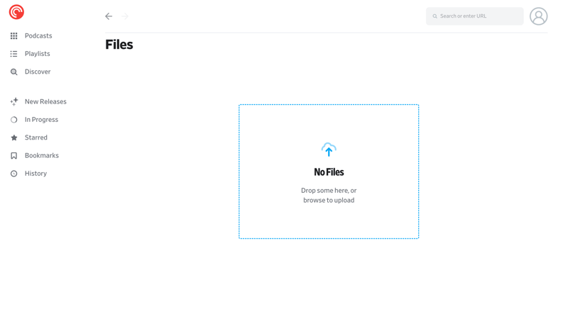 Pocket Casts screen example