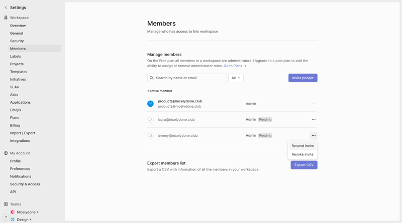 Linear
			           ux ui design