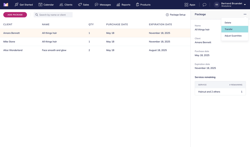 Mangomint
			   ux ui design