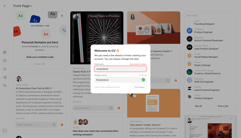 Read.cv
			      ux ui design