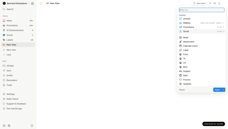 Notion Mail
			                 ux ui design