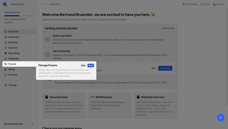 Dyte
			            ux ui design
