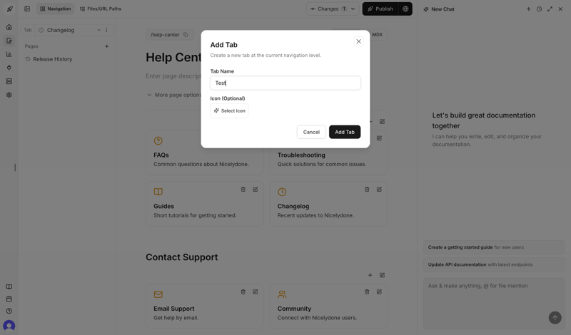 Documentation.AI screen example