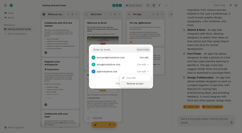 Strut
			              ux ui design