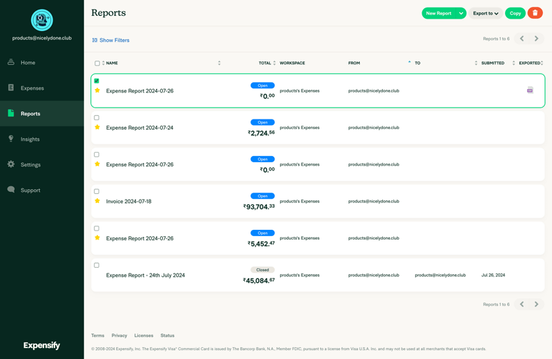 Expensify
			          ux ui design