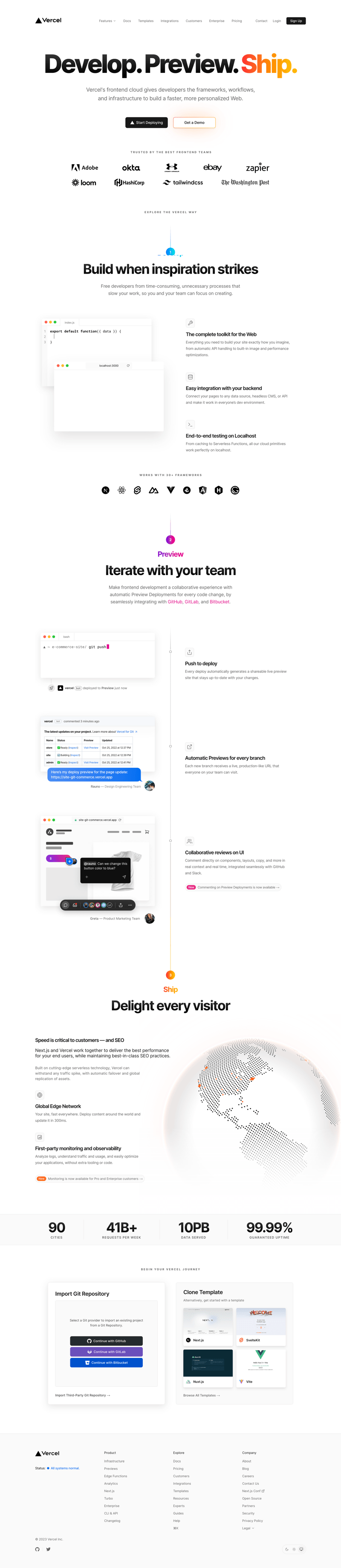 Vercel
			    ux ui design