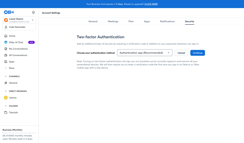 Otter
			             ux ui design