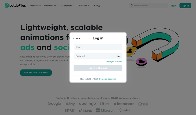 Lottie
			           ux ui design