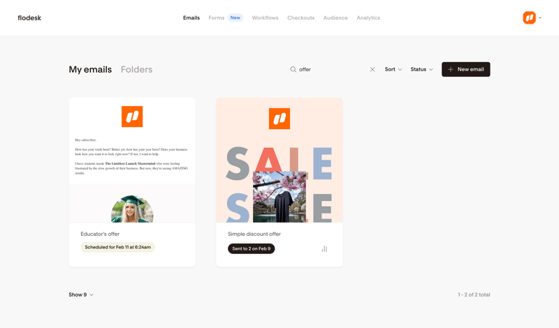 Flodesk
			             ux ui design