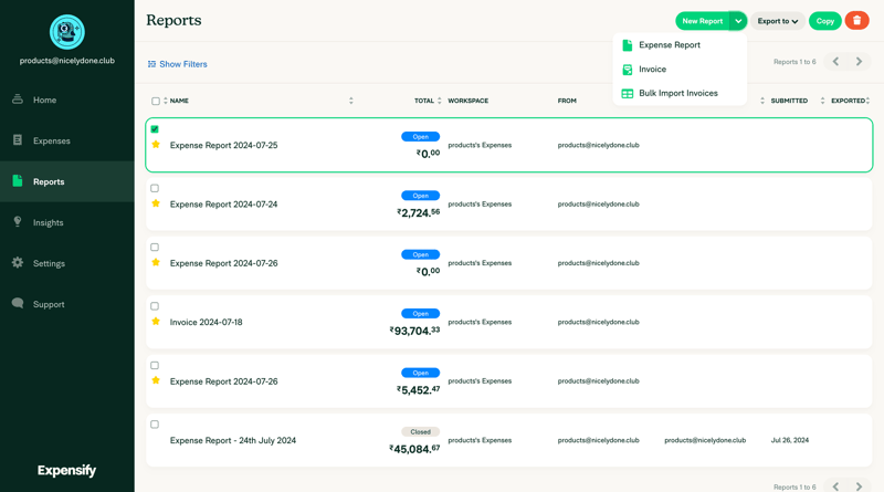 Expensify
			               ux ui design