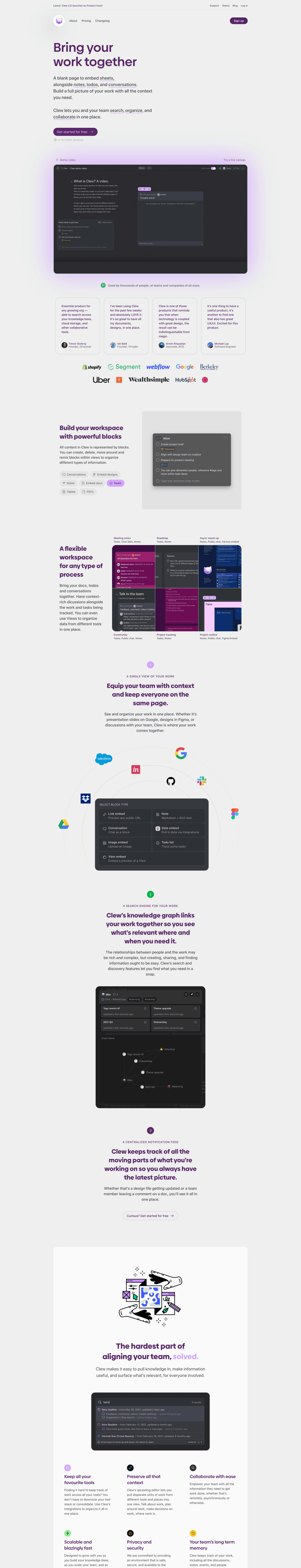 Clew
			        ux ui design