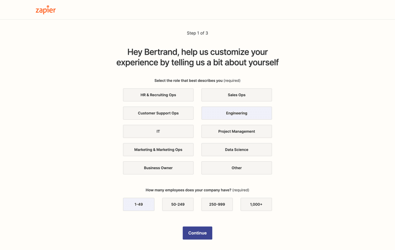Zapier
			    ux ui design