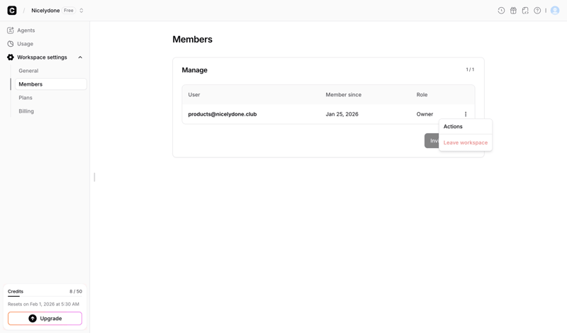 Chatbase screen example