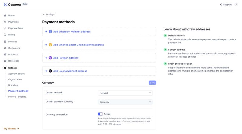 Copperx
			          ux ui design