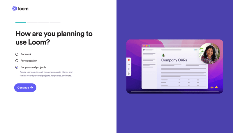 Loom
			       ux ui design