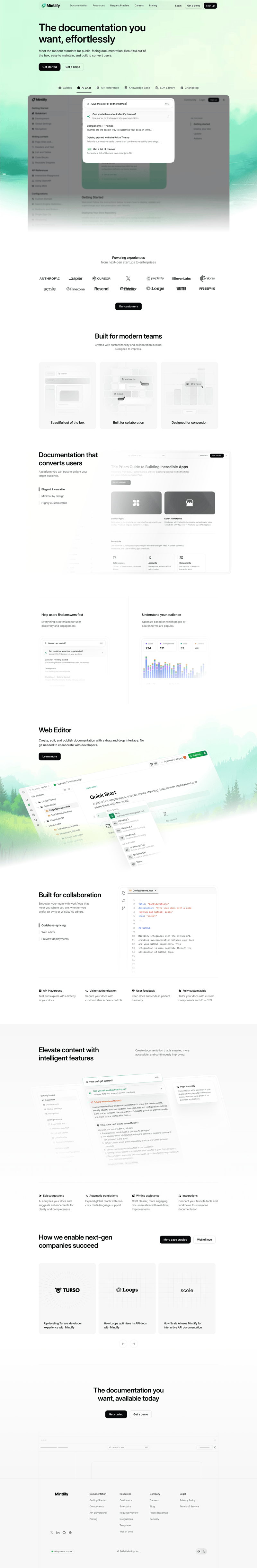 Mintlify
			           ux ui design