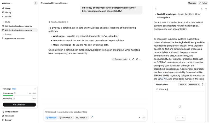 Anara screen example