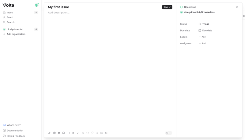 Volta
			         ux ui design